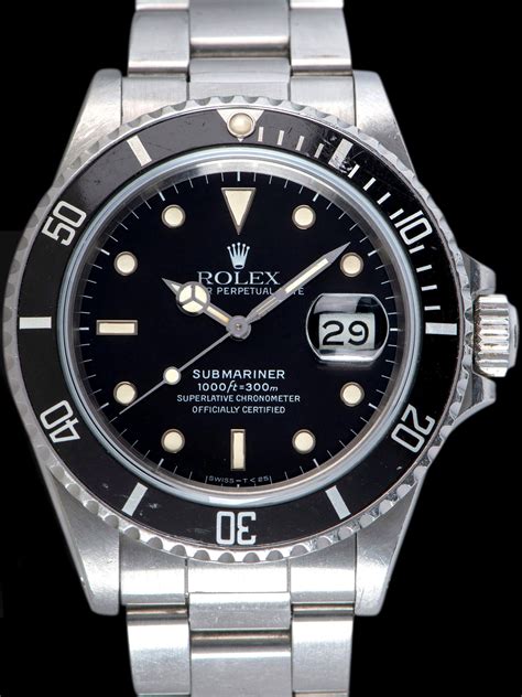 rolex submariner 16800 quadrante bicchierini deal 1987|The Perfect Vintage Submariner for Everyday Use: The Rolex .